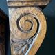 Carved wooden ornaments or consoles
