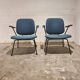 Paire de Fauteuils par Gijs van der Sluis pour van Der Sluis Steel Furniture