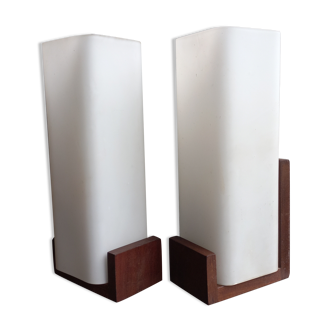 Pair of Louis Kalff wall lamps for Philips