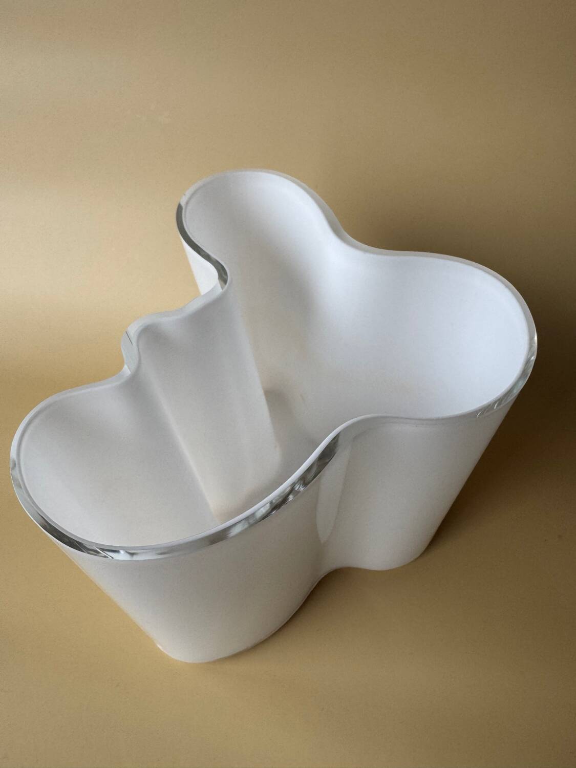 Vintage art glass vase by Alvar Aalto for Iittala