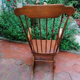 Wooden rocking chair