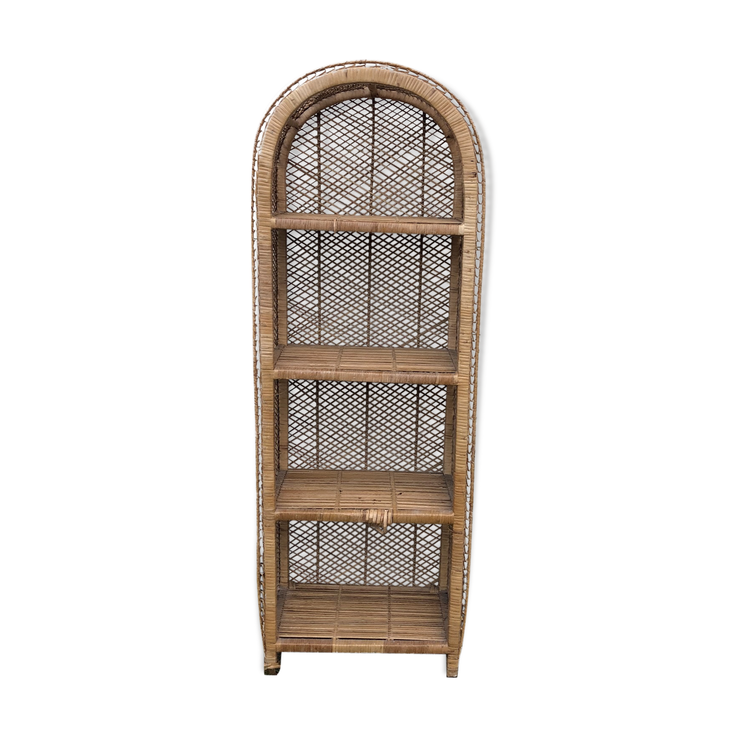 Vintage rattan  shelf