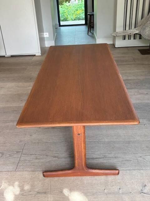 Table basse en teck de Karl-Erik Ekselius - Suède années 60