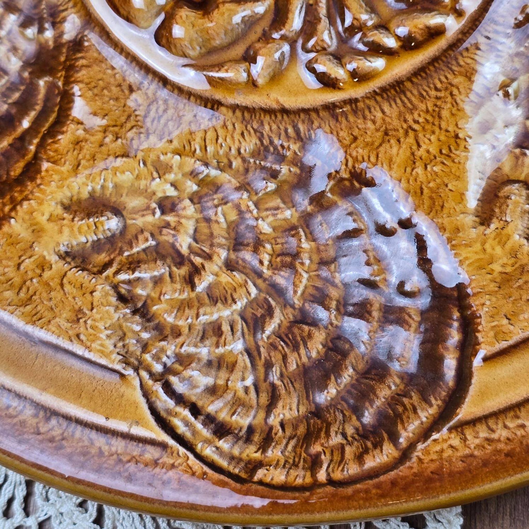 Oyster service Atelier du Revernay France – Vintage Barbotine