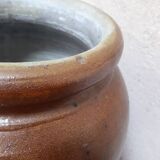 Pot grès terre vernissée H45 conserve ancien