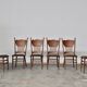 Vintage ash dining chairs, 1920