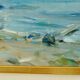 Vintage European oil on canvas – "Beach Scene"