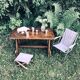 Table de ferme bois massif enfant