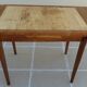 Italian wooden table with 2 extensions from 90 cm to 150 cm, completely restored