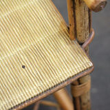 Rattan bedside table 1970