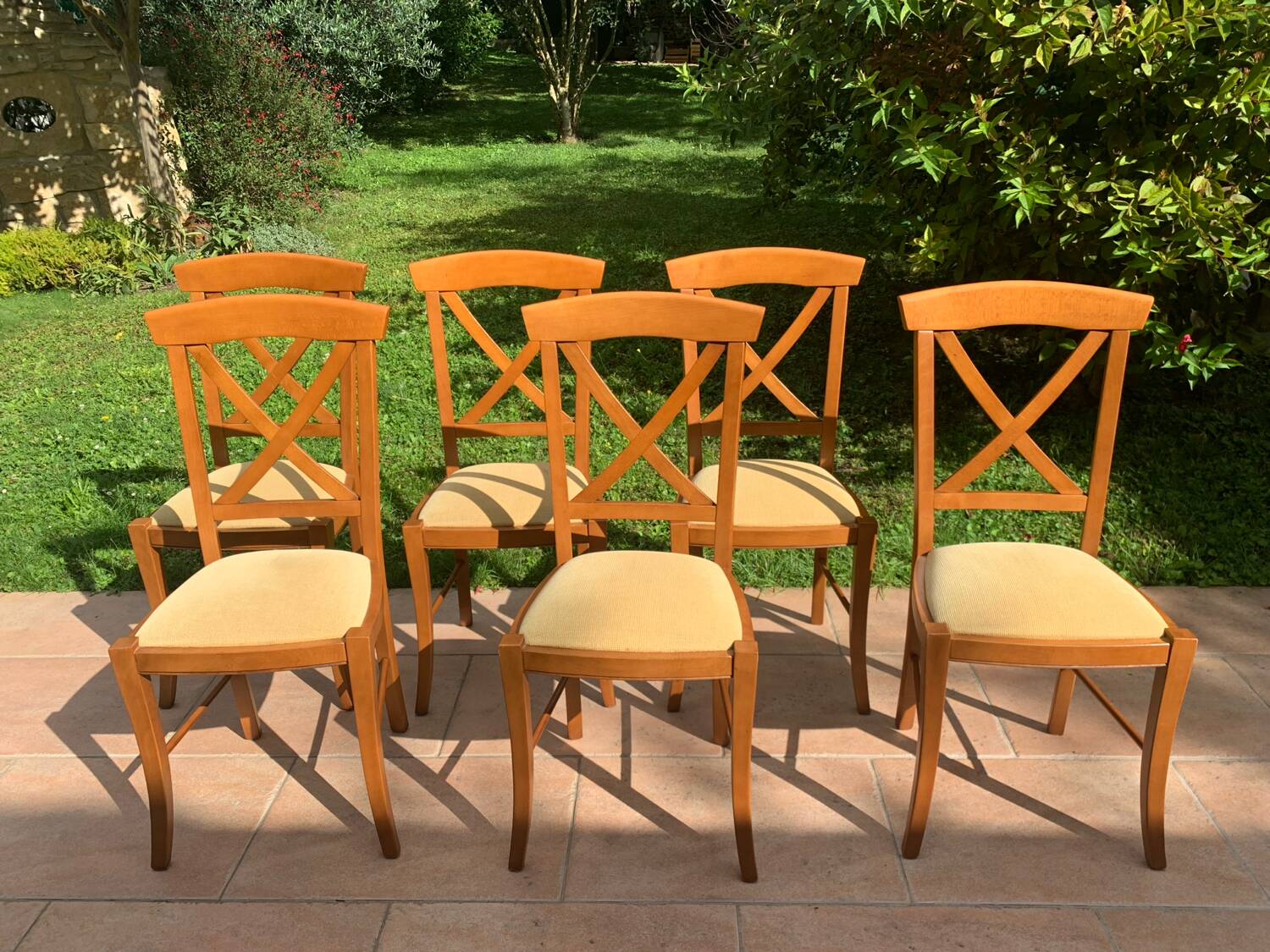 6 Louis Philippe style chairs