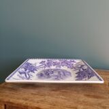 plate or dish with purple and mauve decoration