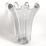 Crystal vase from the 60s Height 27 cm