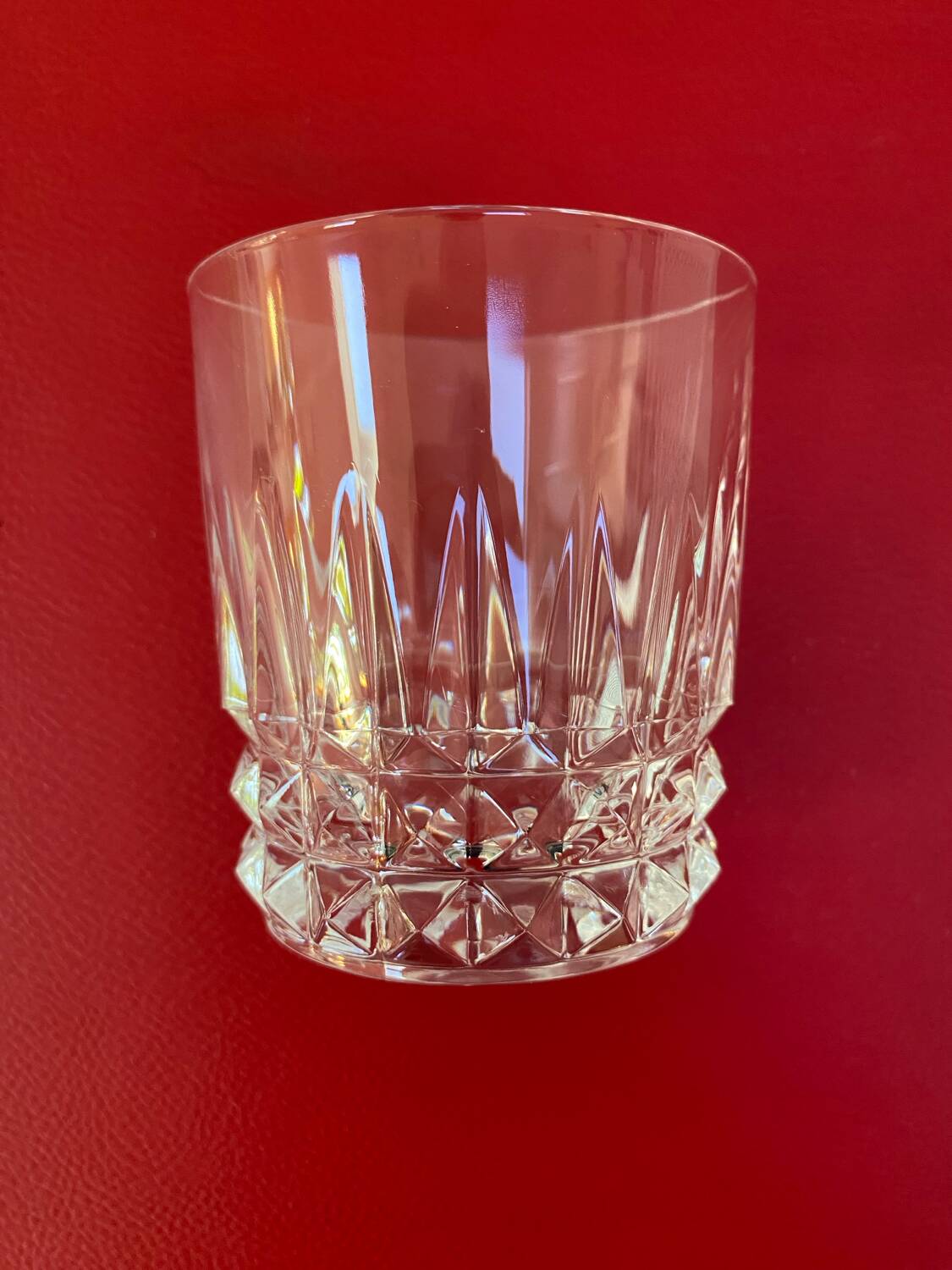 Set of 6 Arques crystal water or whisky glasses