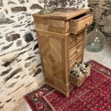 Petit meuble de rangement bois brut