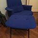 Ottoman stool 50s vintage