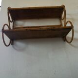 Rattan shelf