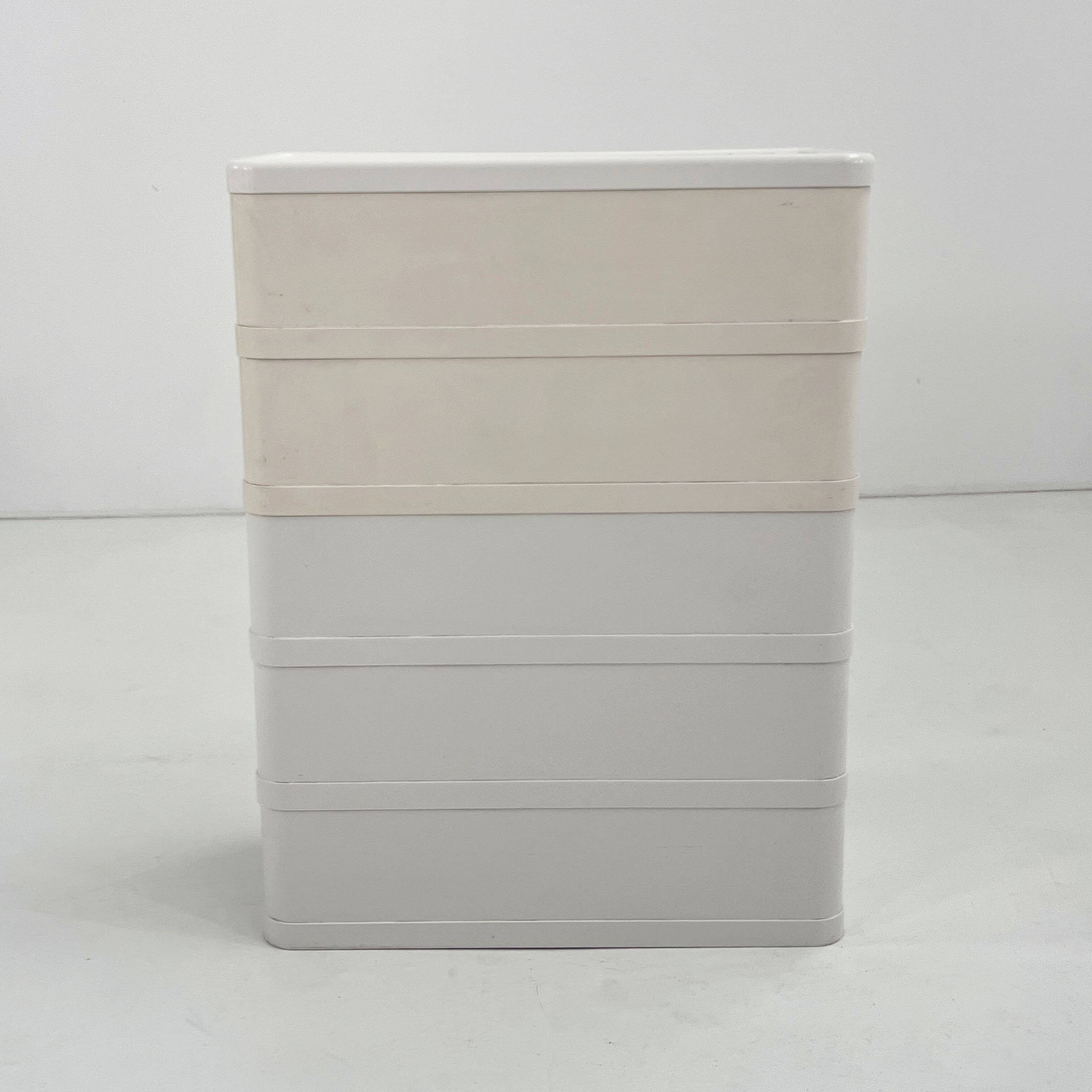 White cabinet model "4964" by Olaf Von Bohr for Kartell, 1970