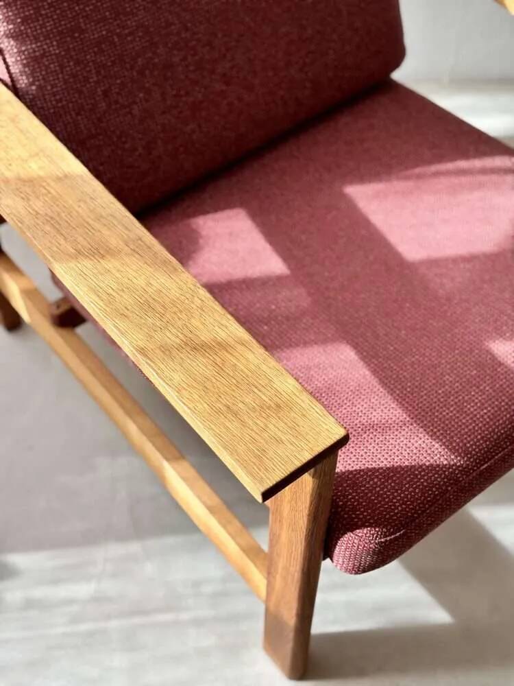 Fredericia armchair Søren Holst model 2551 oak 1960s