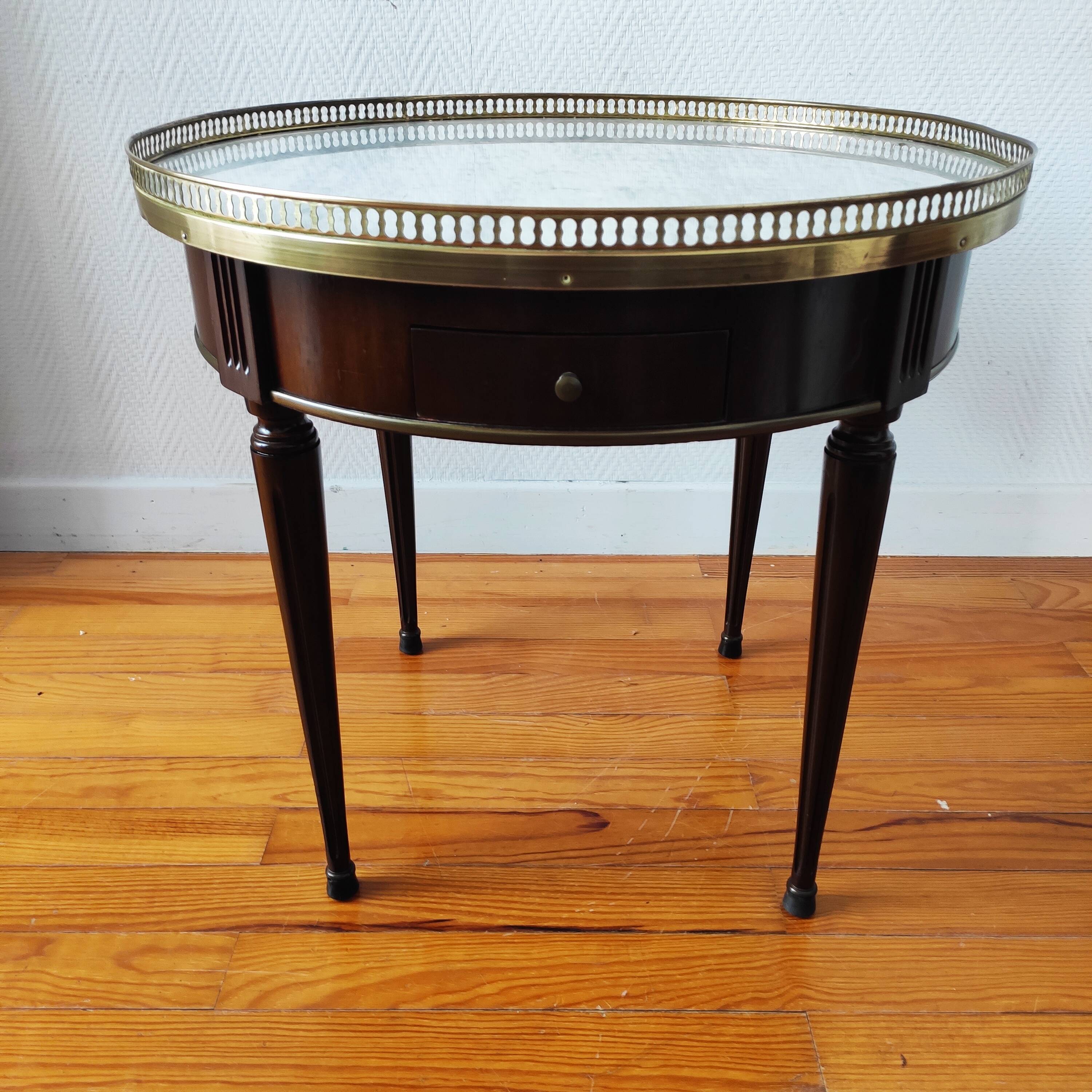 Table bouillotte, milieu XXème