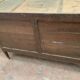 Commode style Lois XVI in mahogany Top of veined gray marble XIX century