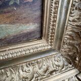 19th century french school the fisherman on the line circa 1860