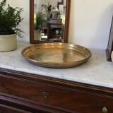 Brass tray in early 20th century