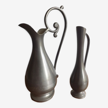 Tin vases