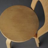 Chaise modèle 66 d'Alvar Aalto pour Artek, années 1980