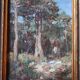 Antique landscape painting, gilt frame