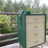 Compass foot chest of drawers
