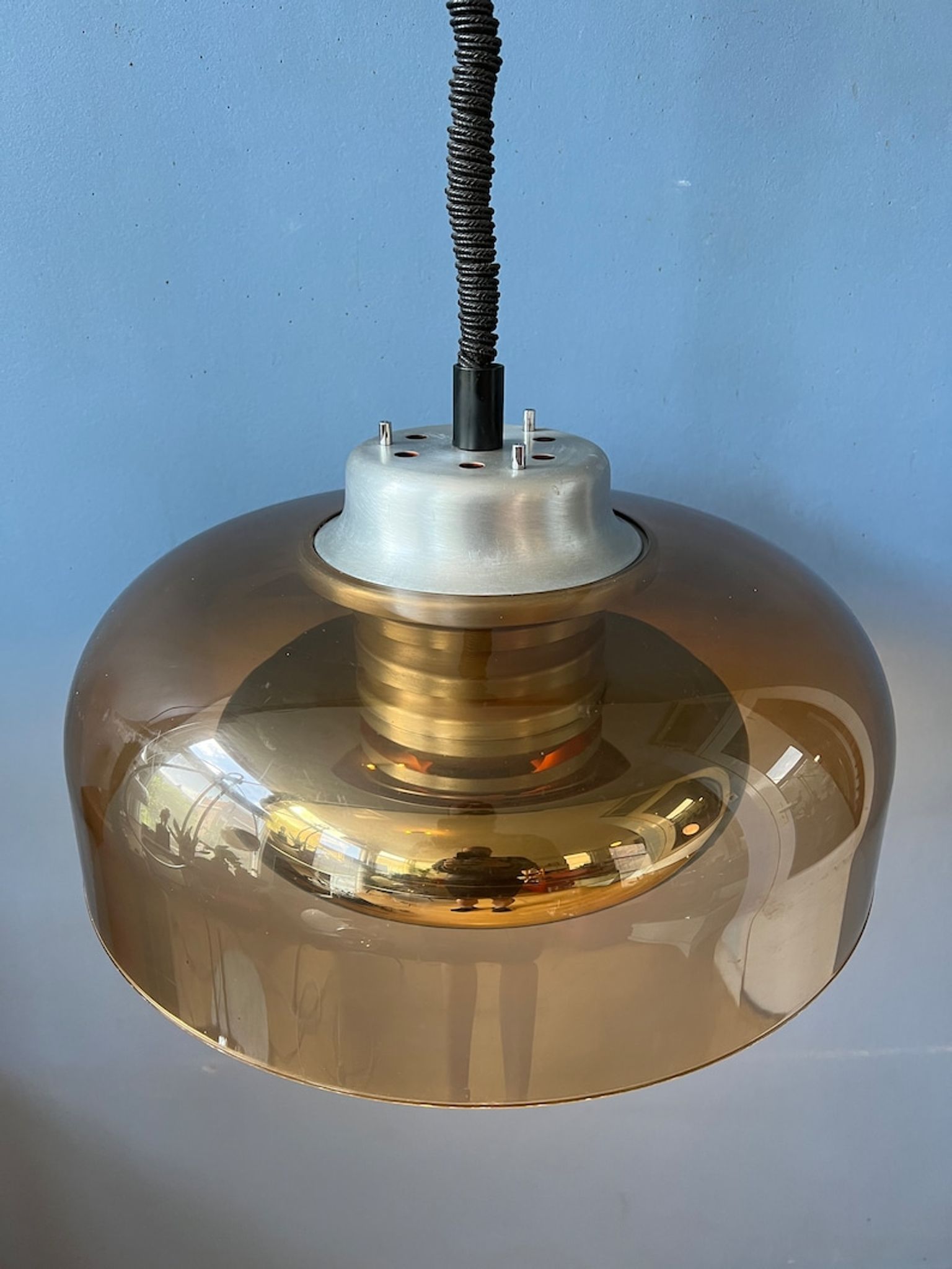 Pendant lamp Herda space age 70s