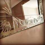 Venetian art deco mirror