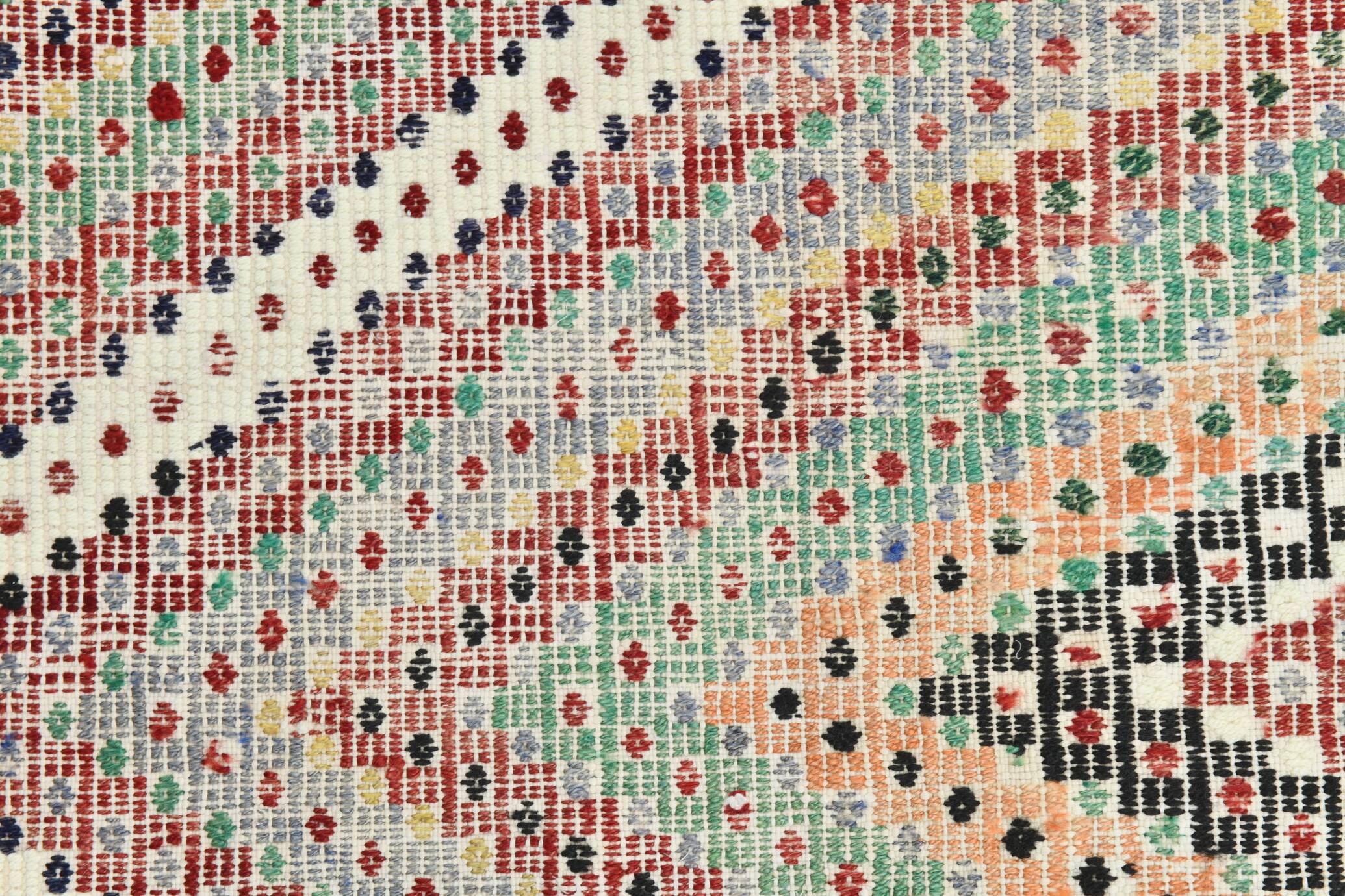 7x10 Handmade Wool Vintage Kilim Rug, 210x292Cm