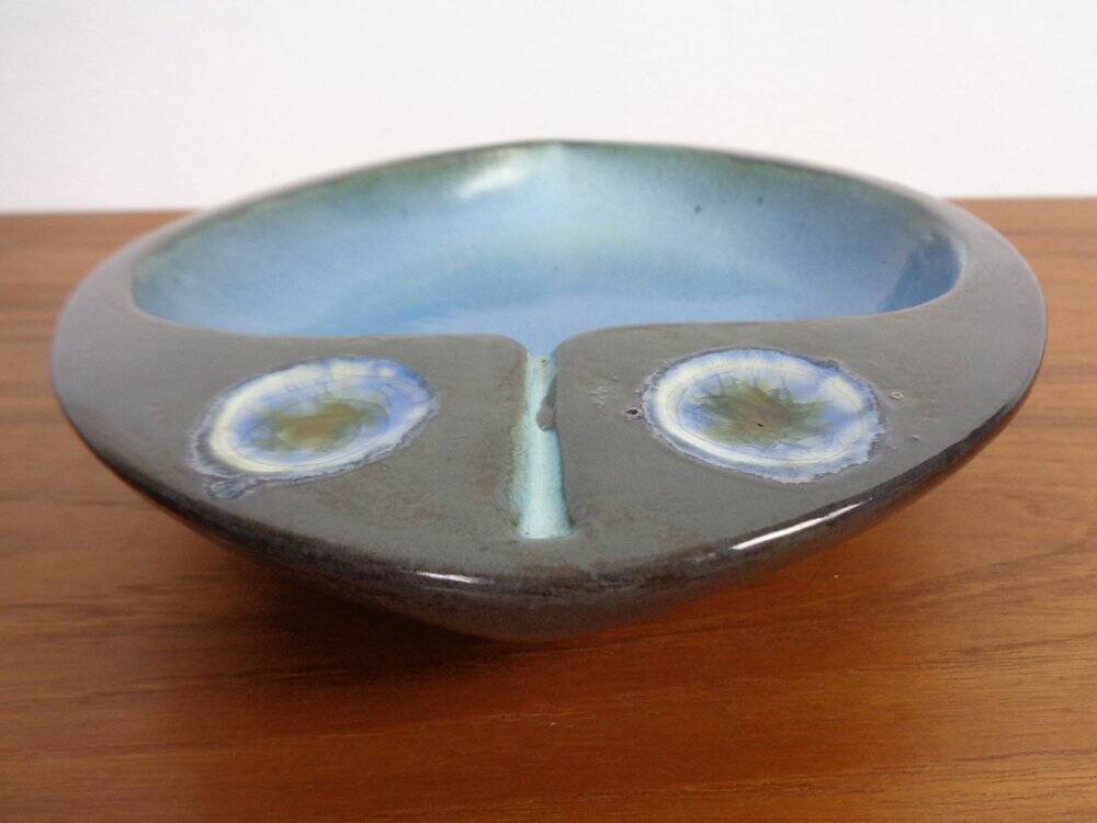Studio ceramic bowl by Keramag Keralith, Czech Republic, 1960s
