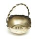 Basket sugar bowl, Art Nouveau, silver-plated brass, Norblin, Poland, early 20th century