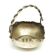 Basket sugar bowl, Art Nouveau, silver-plated brass, Norblin, Poland, early 20th century