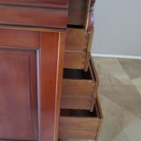 Cherrywood chest of drawers with ogee – 4 drawers – 80s – Louis Philippe style