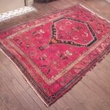 Handmade Persian Hamadan rug 210x132cm