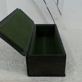 Storage box, leather, vintage