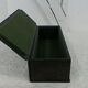 Storage box, leather, vintage