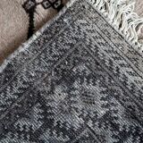 Handmade vintage Persian Gabbeh rug 111cm x 214cm, 1970s