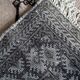 Handmade vintage Persian Gabbeh rug 111cm x 214cm, 1970s