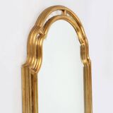 Miroir français de style Louis Philippe en bois doré décoré de verre miroir fumé