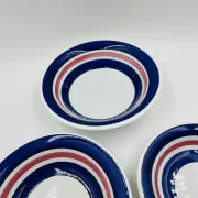 Set of 3 deep dishes in Italian earthenware FCI
