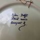 Assiette bleue de Delft signée Bequet H peinte à la main
