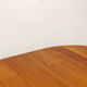 Extendable round mid century teak dining table, 1950s, Denmark