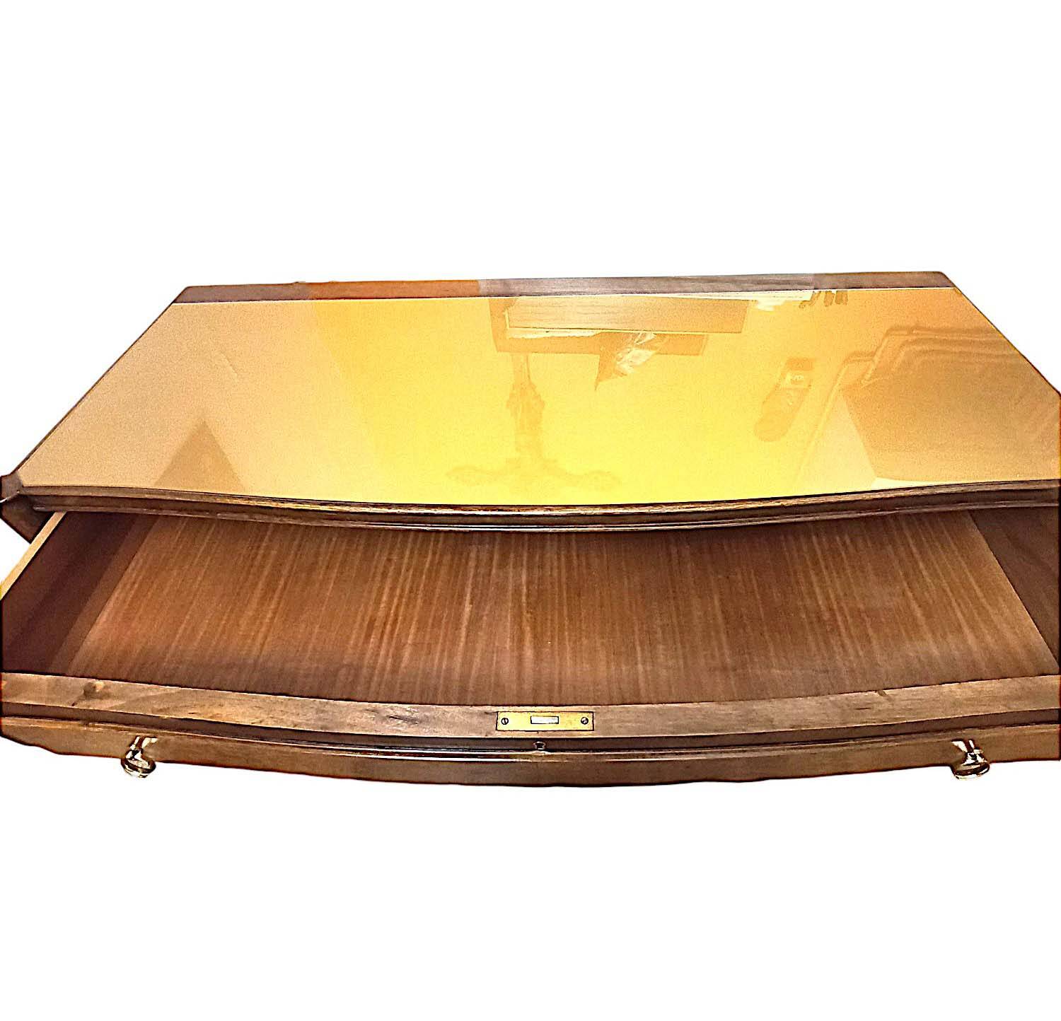 Curved Art Deco Chest of Drawers