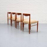 Teak Dining Chairs by H.W. Klein for Bramin 1960s