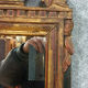 Louis XVI period mirror in gilded and laqué wood around 1800